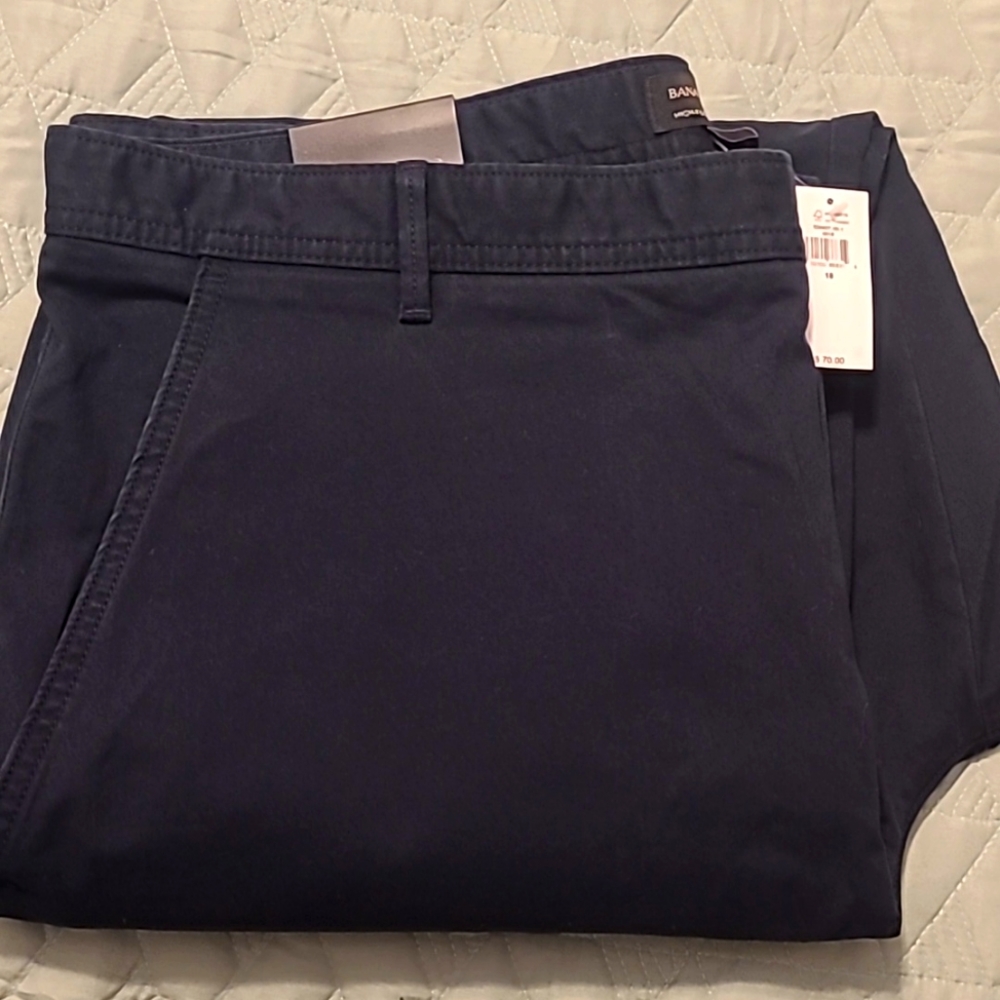 Banana Republic Navy High Rise Chinos size 18